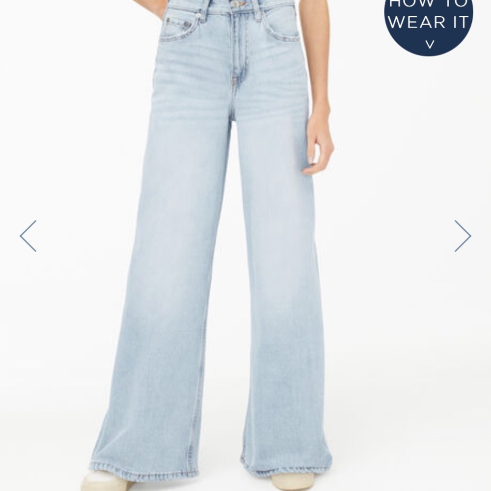 AERO high rise super wide leg jeans